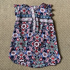 Loft multicolored blouse, size XS.